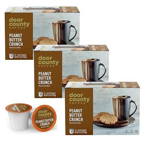 ?? ??? ??, ??? ???? ?? ?? ?, ?? ?? ? ??, ??? ???, ?? ??, 30?? Door County Coffee & Tea Co. Door County Coffee Peanut Butter Crunch Flavored Ground - 30 Count Single Serve Cups