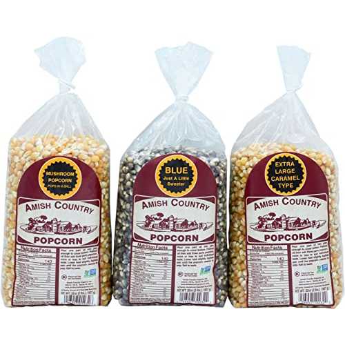 ??? ??? ?? | 3? - 907g ?? | 907g ??? - 907g ???? ?? ??? ?? - 907g ?? ?? ?? | ?? ??, Non-GMO ? ??? ?? (3? - 907g ??) Amish Country Popcorn | 3-2 lb Bags | 2 lbs