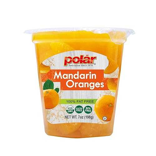 MW Polar Snack Cup, Mandarin Oranges in Light Syrup, 7 Ounce (Pack of 12)