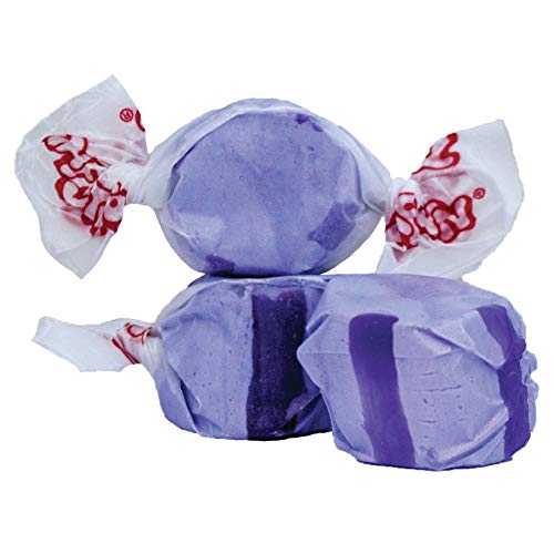 ?? ?? ???? ??, ??, 1.13kg Taffy Town Saltwater Taffy- Grape | Gourmet Taffy| Nougat-Style Candy| Soft & Delicious| Sumer Snack Treats| Party Good Candies| 2.5lbs