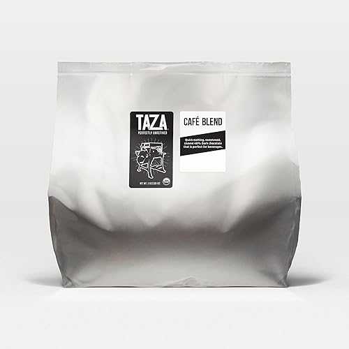 Taza Chocolate オーガニック バルク カフェ ブレンド シェイブ チョコレート 40%、3 kg 袋 (1 個)、ビーガン Taza Chocolate Organic Bulk Cafe Blend Shaved Chocolate 40%, 3 kg bag (1 count), Vegan