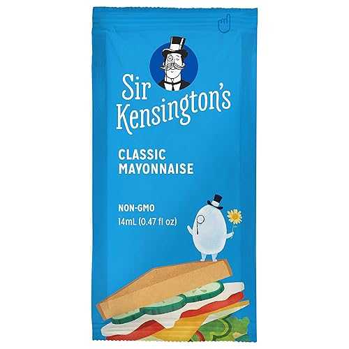 ??? ?? ????, ??? ?? ?? ??, ??? ??, ? GMO ???? ??, ??? ???? ?? ??, ?? ?? ??, 14ml 50?? Sir Kensington's Mayonnaise Classic Packette, Sunflower Oil, Non-GMO, No Artifi