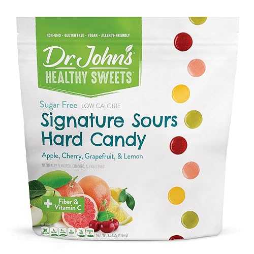 ?? ?? ??? ??, ?? ?? ??? ?? ??, ???? ??, ?? ???, ??, ??? ??, ???? ??, 252??, 2.5??? Dr. John's Healthy Sweets Signature Sours Hard Candy with Zero Sugar, Dye-Free,