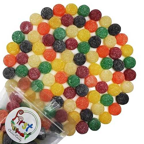 FirstChoiceCandy Giant Gumdrops Assorted Sugar Sanded Gum Drops (5 Pound (Pack of 1))