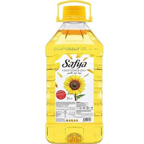Safya - 100% 純粋なひまわり油、(3 L) 101.4 液量オンス Safya - 100% Pure Sunflower Oil, (3 L) 101.4 Fl Oz