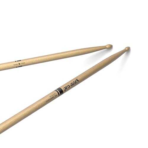 ???? ??? 5A ?? ? ?? ??, 1? (TX5AW) ProMark Hickory 5A Wood Tip Drumsticks, One Pair (TX5AW)