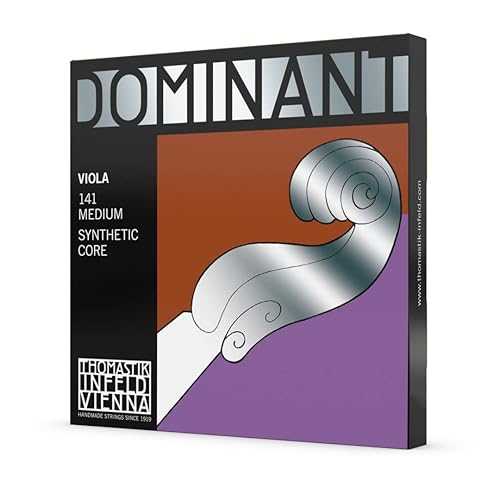 Thomastik-Infeld 141 Dominant Synthetic Core Viola Strings, Medium Gauge, 4/4 Scale, Set of 4｜Glomarket