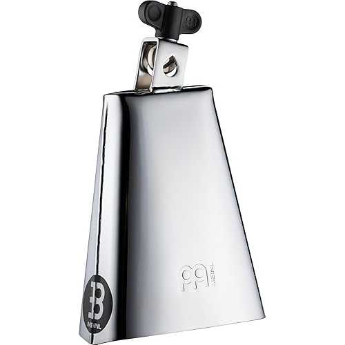 Meinl Percussion STB625-CH 6 1/2インチ クローム仕上げ スチール カウベル Meinl Percussion STB625-CH 6 1/2-Inch Chrome Finish Steel Cowbell