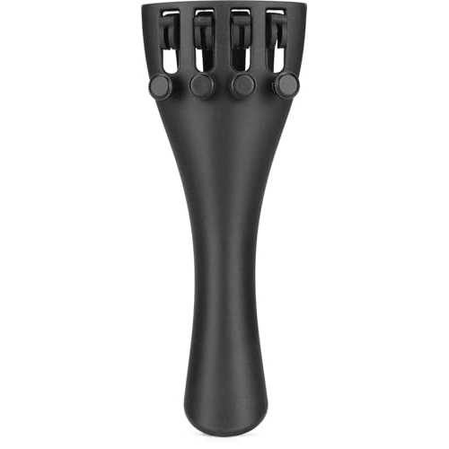 WITTNER 918131 tailpiece for full size violin (4/4 size), incl. 4 string adjuster, Made in Germany