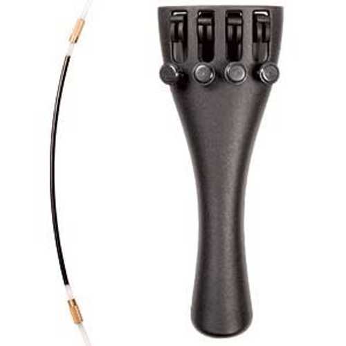 Wittner 1/2 Violin Ultra Composite Tailpiece with 4-tuners and Nylon Tailgut
