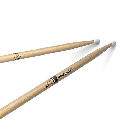 ProMark Dave Lombardo Hickory Drumsticks, Nylon Tip, One Pair