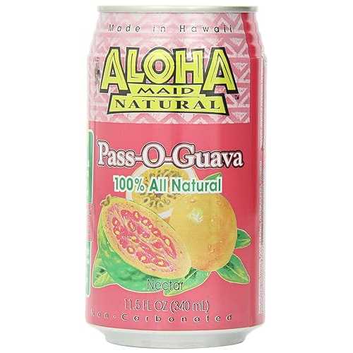 アロハメイドジュース パスオグアバ、11.5オンス (24個パック) Aloha Maid Juice Pass-O-Guava, 11.5-Ounce (Pack of 24)