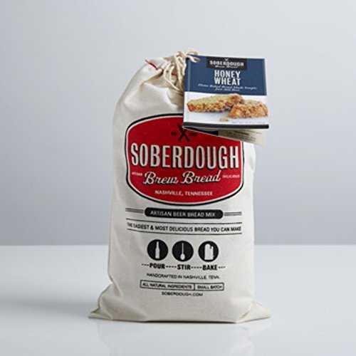 ソバードー - ハニーウィート - ビールブレッドミックス - 17 オンス Soberdough - Honey Wheat - Beer Bread Mix - 17 oz
