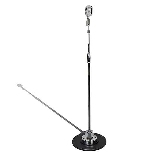 ?? ??? ???, ??? ??? ???, ?? ??? ???, ??? ???, XLR ???, ?? ??, 124.5cm-175.3cm ?? ??? ? ??? ???? ?? ???? ?? ???? ??? Pyle Retro Microphone, Classic Vinta