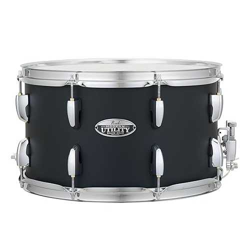 ? MUS1480M227 ?? ???? 35.56cmx20.32cm ??? ??? ??, ?? ?? Pearl MUS1480M227 Modern Utility 14"x8" Maple Snare Drum, Satin Black|Glomarket