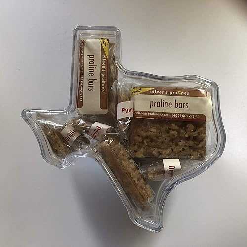 アイリーンのプラリネ プラリネ バー アクリル テキサス ギフト ボックス Eileen's Pralines Praline Bars Acrylic Texas Gift Box