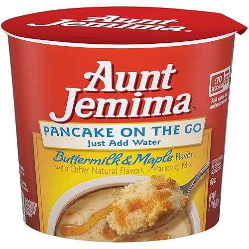 Aunt Jemima バターミルク メープル パンケーキ カップ (12 パック) パッケージは異なる場合があります) Aunt Jemima Buttermilk Maple Pancake Cup, (12 Pack) Packaging May Vary)|Glomarket