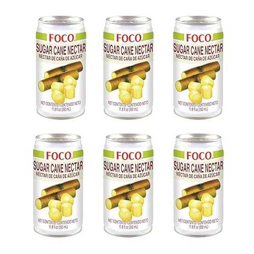 Foco サトウキビ ドリンク (6 パック、合計 70.8 液量オンス) Foco Sugar Cane Drink (6 Pack, Total of 70.8fl.oz)