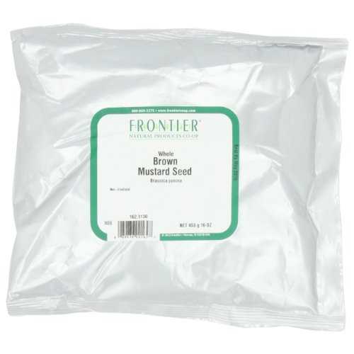 フロンティアマスタードシード、ブラウンホール、16オンスバッグ（3個パック） Frontier Co-op Frontier Mustard Seed, Brown Whole, 16 Ounce Bags (Pack of 3)