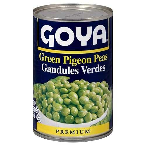 ゴーヤグリーンピジョンエンドウ、15オンス（12個パック） Goya Green Pigeon Pea, 15-Ounce (Pack of 12)