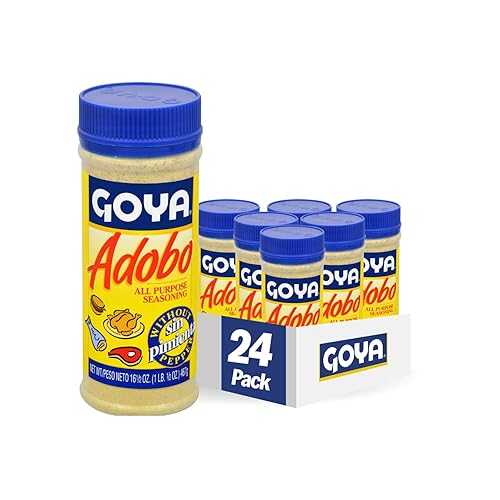 Goya Foods Adobo All Purpose Seasoning without Pepper, 16.5 Ounce (Pack of 24)画像