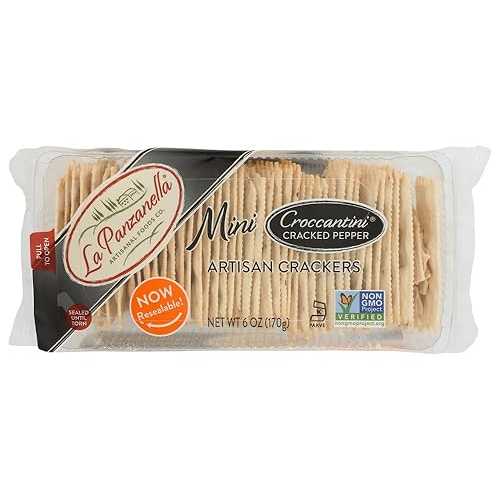 La Panzanella La Panzanilla Croccantini Black Ppr Mini, 6 Ounce (Pack of 1)