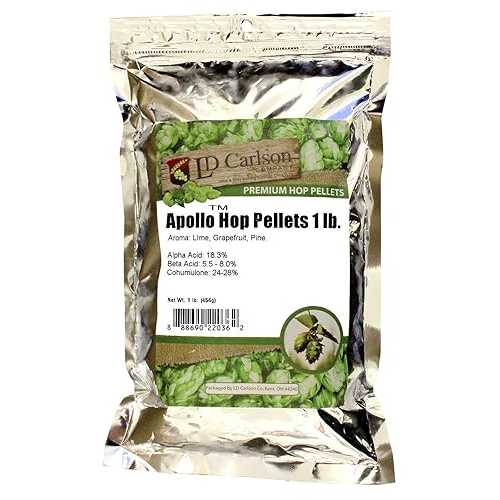 Strange Brew HOZQ8-1162 US Apollo Hop Pellets - 1 lb.