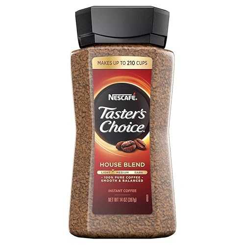 Taster's Choice Original Gourmet Instant Coffee, 14 Ounce Jar, Pack of 4