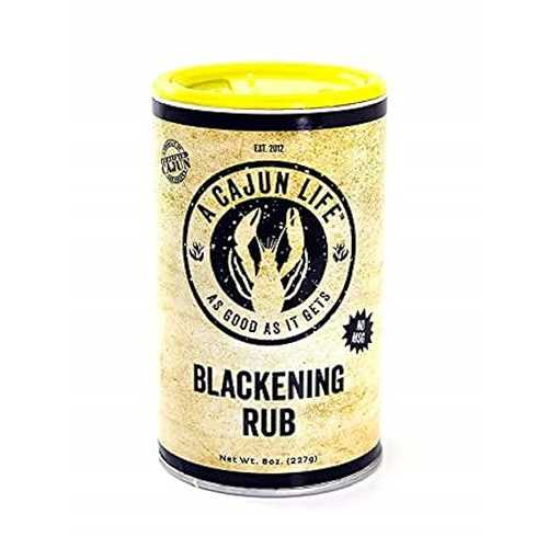 ? ??? ??? ??? ??? ??, 8 ?? (6 ?) A Cajun Life Blackening Seasoning | Authentic Certified Cajun Blackening Rub, Non-GMO, No MSG, 8oz (6 Count)