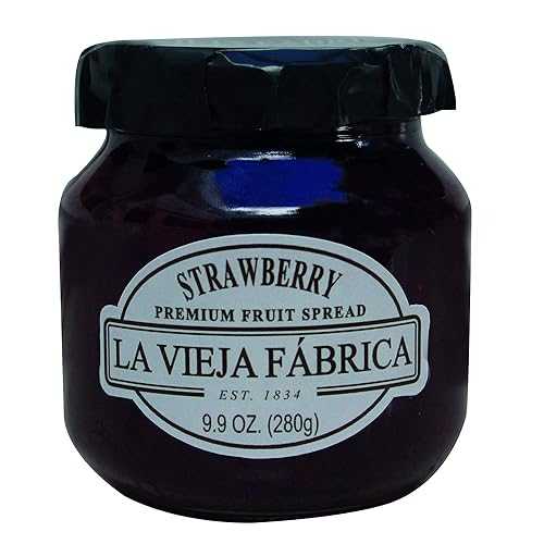 Mario Camacho La Vieja ファブリック ストロベリー プレミアム フルーツ スプレッド、9.9 液量オンス (8 個パック) Mario Camacho La Vieja Fabric Strawberry Premium Fruit Spread, 9.9 Fl Oz (Pack of 8)｜Glomarket