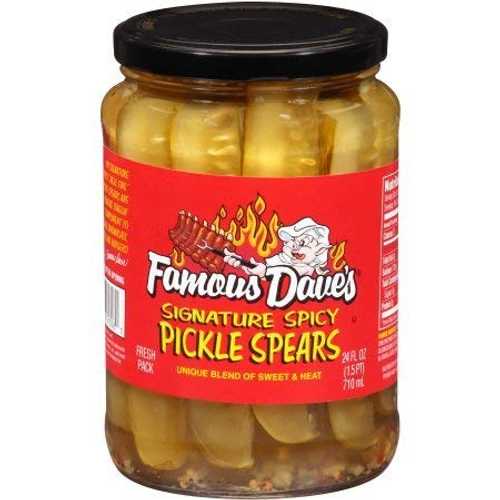 シグネチャースパイシーピクルスピア (2 個パック) Famous Dave's Signature Spicy Pickle Spears (Pack of 2) 7,702円