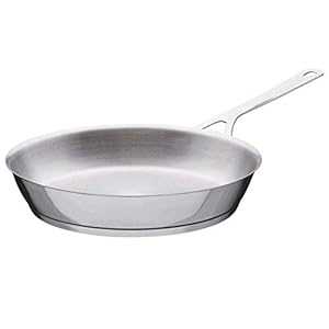 A Di Alessi、「POTS \u0026 PANS」、18/10 ステンレス鋼スチール写真鏡面大成フライパン、2 クオート 32 薬局衡オンス A Di Alessi, \