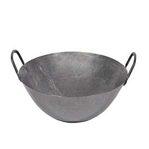 Town Food Service 16 インチ スチール製広東風中華鍋 Town Food Service 16 Inch Steel Cantonese Style Wok