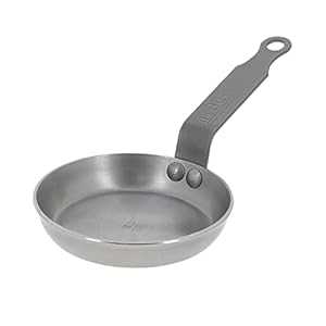 de Buyer - Mineral B Carbon Steel Egg Pan - Naturally Nonstick - Oven-Safe - Induction-ready - 4.75"|Glomarket