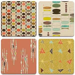 CoasterStone Absorbent Coasters, 4-1/4-Inch, \