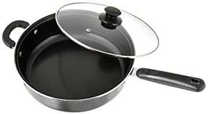 ディープカーボンスチールフライパンまたはスキレット - 11インチフライパン Imperial Home Deep Carbon Steel Fry Pan or Skillet - 11 Inch Frying Pan