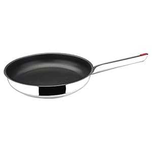 Nova 11 in ノン突っ支い棒 ステンレス鋼スチール写真 フライパン MAGEFESA Nova 11\" Non-Stick Stainless Steel Fry Pan"