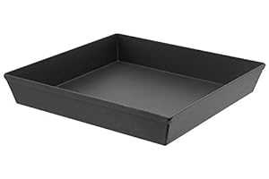 LloydPans 10x10x1.5 インチ シチリア風ピザパン、味付け済み Lloyd Pans LloydPans 10x10x1.5 inch Sicilian Style Pizza Pan, Pre-Seasoned