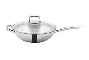 呉牛ステンレス鋼中華鍋(30糎) Buffalo Stainless Steel Wok (30 糎)
