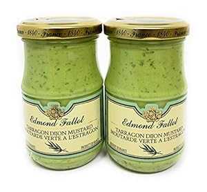 エドモンド ファロー マスタード (タラゴン ディジョン マスタード、2 パック) Edmond Fallot Mustards (Tarragon Dijon Mustard, 2 Pack)