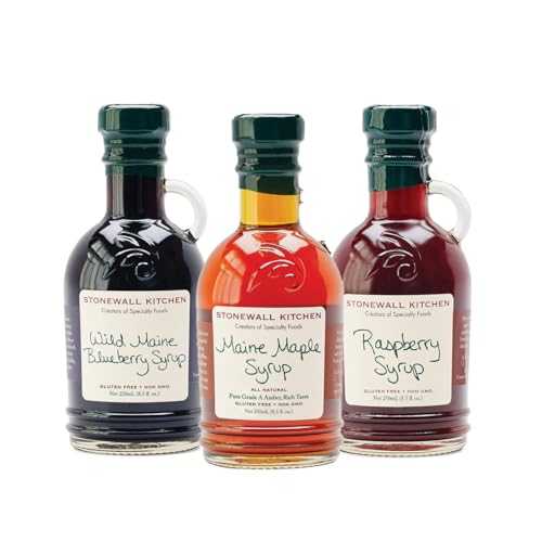 Stonewall Kitchen 3 ピース シロップ コレクション Stonewall Kitchen 3 Piece Syrup Collection画像