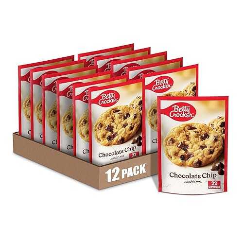 Betty Crocker Cookie Mix, Chocolate Chip, Holiday Baking, 17.5 oz (Pack of 12) 12,976円