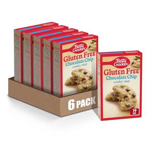 Betty Crocker グルテンフリー チョコレートチップクッキーミックス、19 オンス (6個入り) Betty Crocker Gluten Free Chocolate Chip Cookie Mix, 19 oz. (Pack of 6)