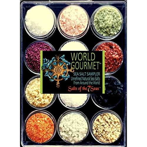グルメシーソルトサンプラー Salts of the 7 Seas The Gourmet Sea Salt Sampler