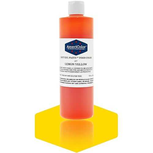 Americolor ソフトジェルペースト食用色素、13.5 オンス、レモンイエロー Americolor Soft Gel Paste Food Color, 13.5-Ounce, Lemon Yellow 4,656円