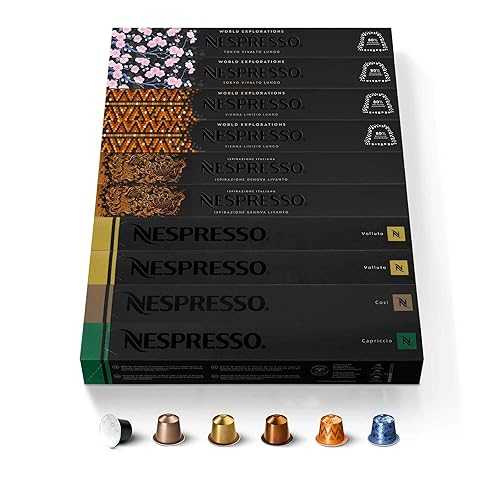 Nespresso Capsules Original, Ispirazione Variety Pack, Medium Roast Espresso, 100-Count Espresso Pods