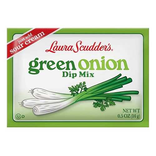 Laura Scudder's ネギディップミックス調味料パウダーソース (パック 24) Laura Scudder's Green Onion Dip Mix Seasoning Powder Sauce (Pack 24)