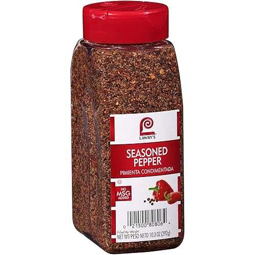 Lawry's Seasoned Pepper, 10.3 oz - One 10.3 Ounce Container of Seasoned All Pepper for a Well-Rounded Flavor of Black Pepper, Sweet Red Bell Peppers, and Spices 4,487円