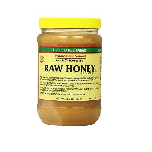 YS Eco Bee Farms 生蜂蜜 - 22 オンス、2 個パック YS Eco Bee Farms Y.S. Eco Bee Farms Raw Honey - 22 oz, Pack of 2