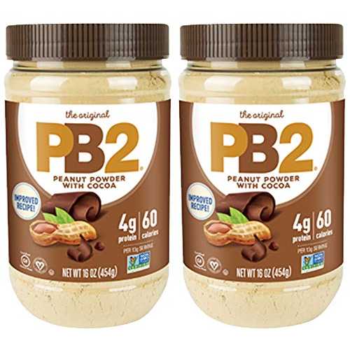 PB2 粉末ピーナッツバター ココアバンドル入り、16 オンス (2 パック) PB2 Powdered Peanut Butter with Cocoa Bundle, 16 oz (2 pack)